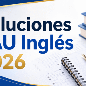 Soluciones PAU CYL 2026 Inglés