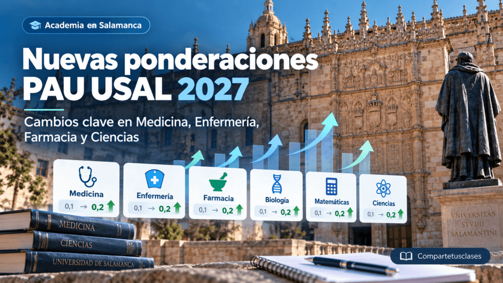 NUEVAS PONDERACIONES USAL 2027/28